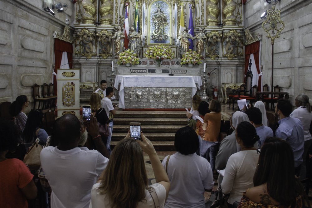 Igreja de Nossa Senhora da Concei&ccedil;&atilde;o da Praia &eacute; primeira parada do roteiro